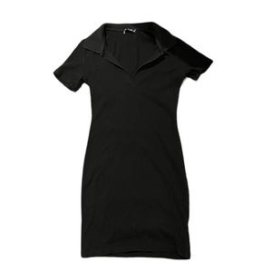 Zara Ribbed Collar Dress